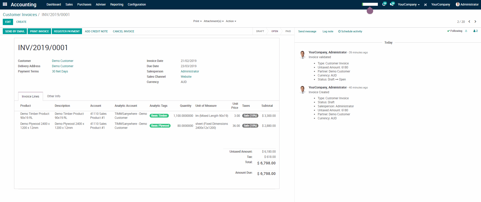 Lumber accounting software